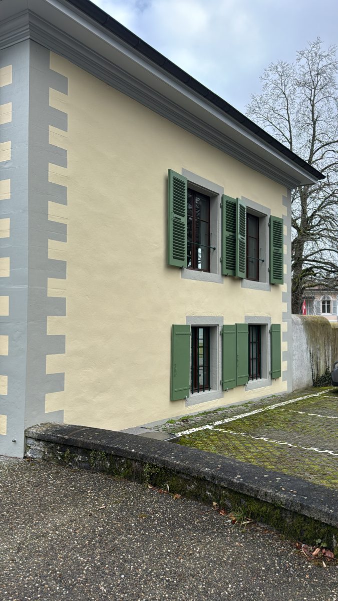 Travaux de façade à la Mairie de Versoix